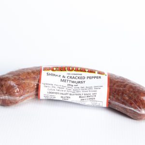 SMOKED METTWURST SHIRAZ AND CRACKED PEPPER 250G